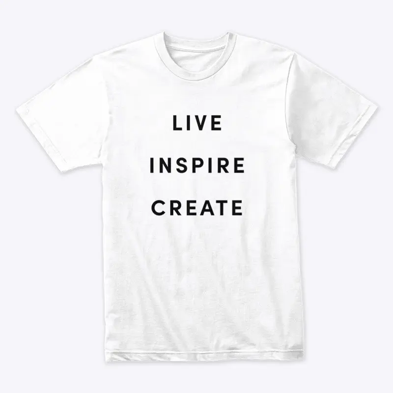 LIVE INSPIRE CREATE White